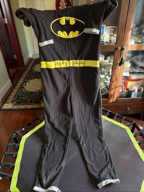 Batman adult  Black & Yellow One-Piece Costume